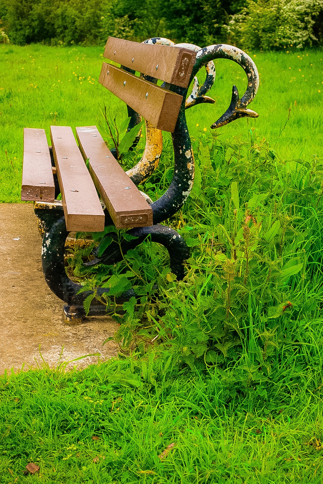 Serpentine Bench