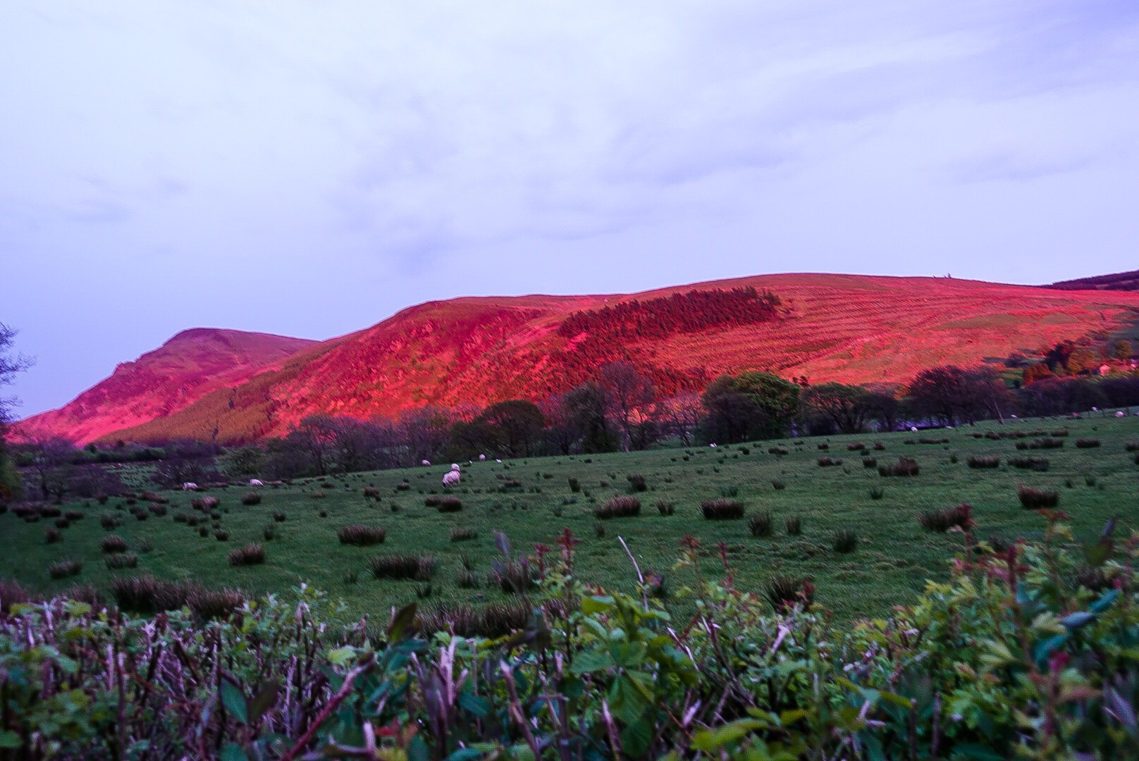 Glowing Mountains