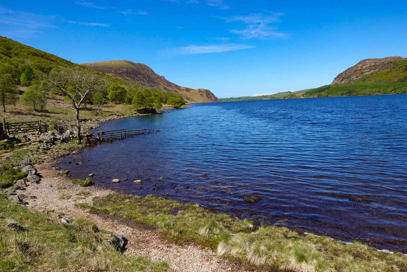 Leaving Ennerdale Water